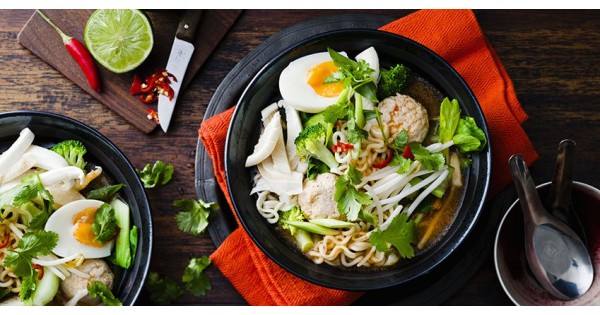 Chicken Dumpling Laksa