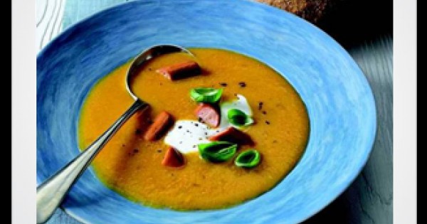 Butternut Squash Frankfurter Soup