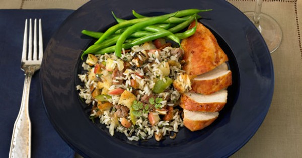 Wild Rice and Sausage Dressing