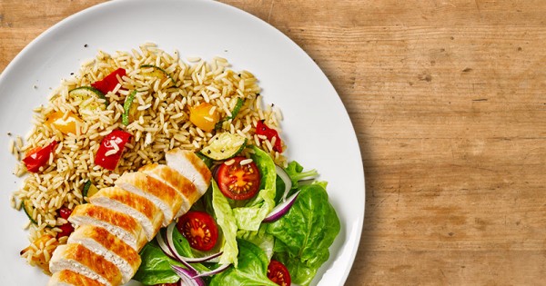 Chicken & Roasted Vegetable Pilaf