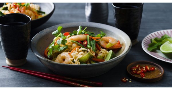 Prawn Laksa Stir Fry