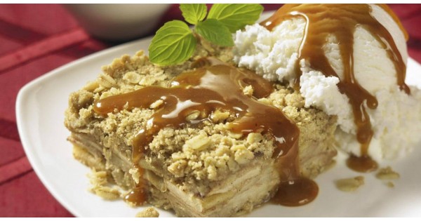 Toffee Apple Squares