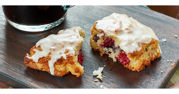 Berry & White Chocolate Scones
