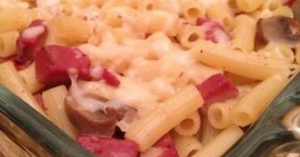 Bacon and Mushroom Pasta