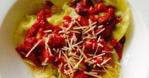 Mint, Pea and Ricotta Ravioli