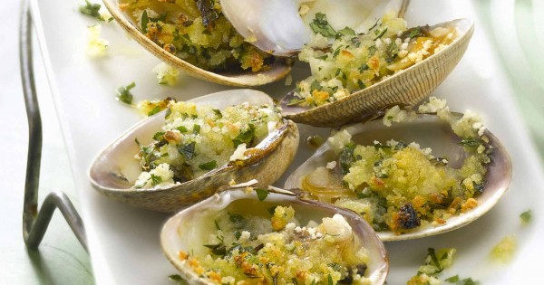 Clams au gratin
