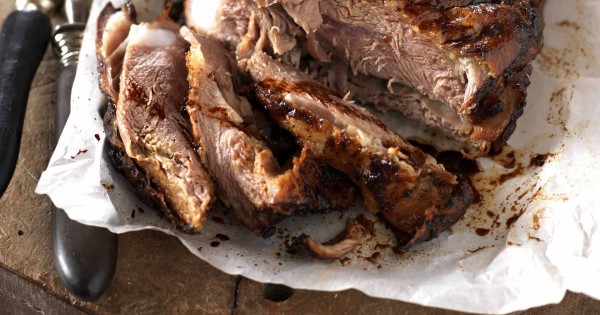 Braised lamb shoulder