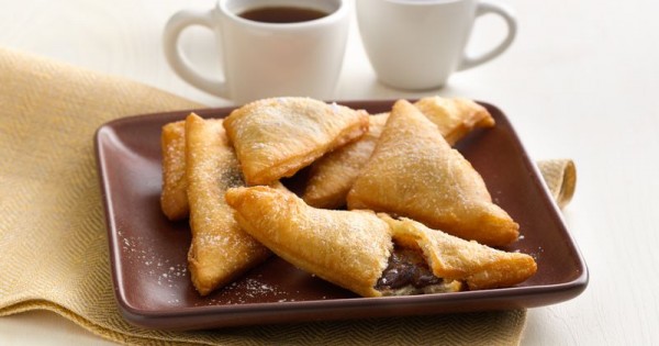Chocolate-Caramel Crescent Sopapillas