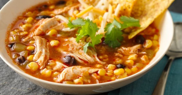 Slow-Cooker Chicken Enchilada Soup