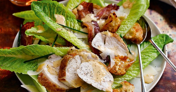 Proper chicken caesar salad