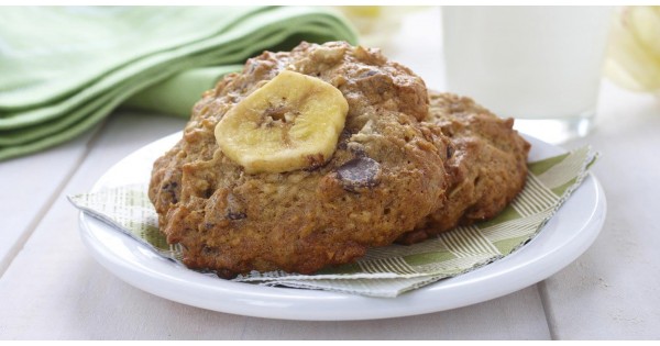 Banana Chocolate Chip Cookies
