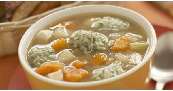 Chicken Soup with Dill Dumplings