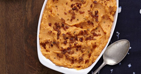 Chive & Onion Sweet Potato Mash