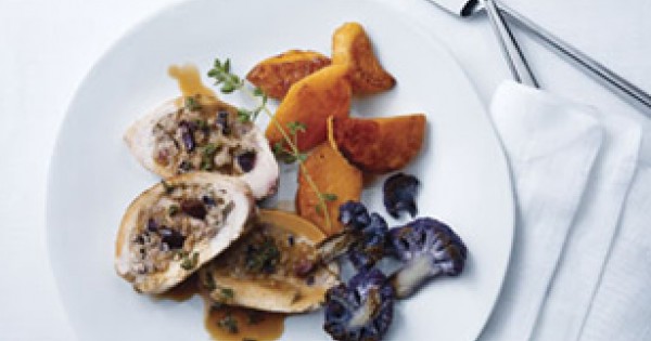 Mediterranean-Style Stuffed Chicken