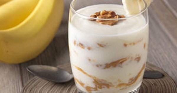Peanut Butter and Banana Yogurt Parfait