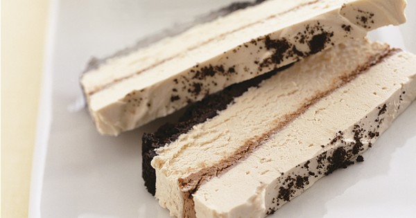 Chocolate & Peanut Butter Ribbon Dessert