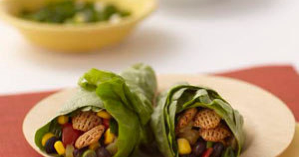 Spicy Black Bean Salad Wraps