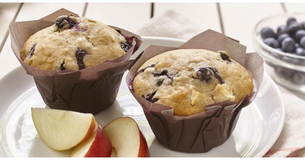 Apple Blueberry Muffins