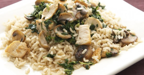 Mushroom & Spinach Stir-Fry
