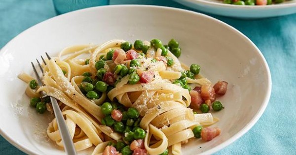 Pasta, Pancetta and Peas
