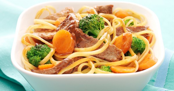 Beef'n Broccoli Noodle Bowl