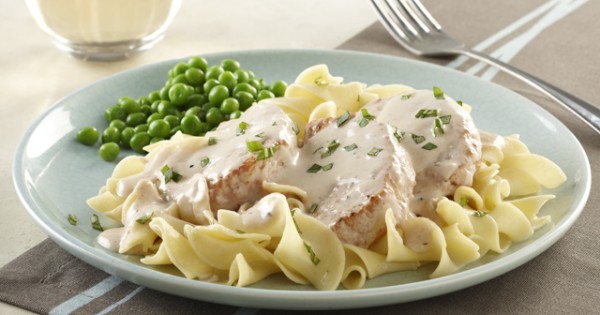 Pork Medallions Alfredo