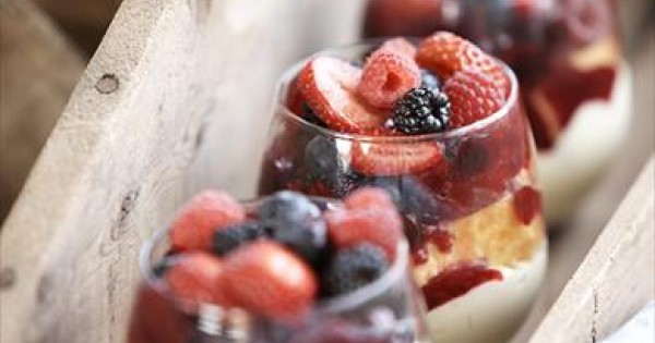 Angelic Berry Trifle