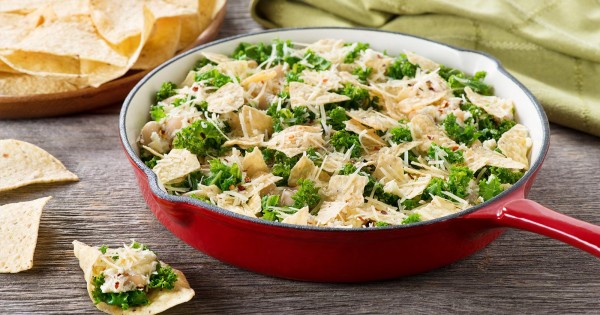 Cheesy Bean and Kale Bake