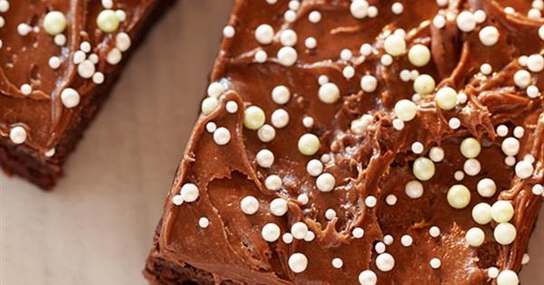 Chocolate Peanut Butter Frosted Brownies