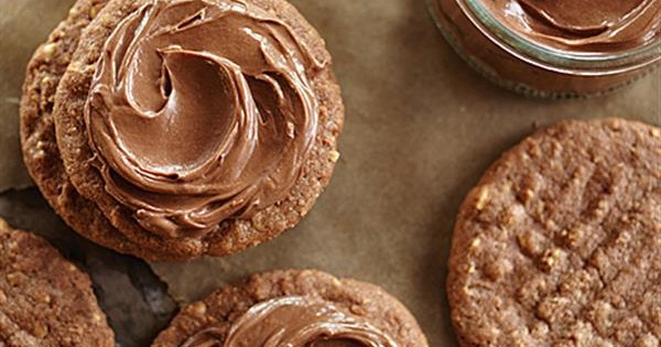 Crispy Chocolate Peanut Butter Cookies