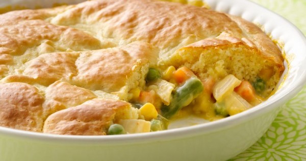 Impossibly Easy Chicken Pot Pie