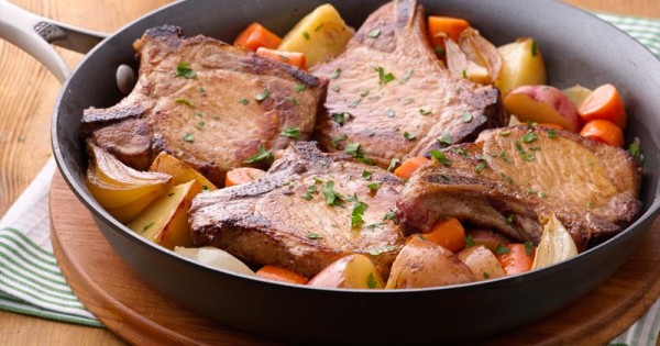 Pork Chop Skillet Dinner