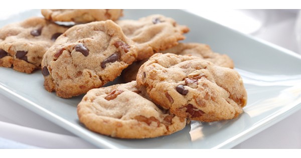 Butter Toffee Chocolate Chip Crunch Cookies