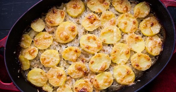 Onion Potato Gratin