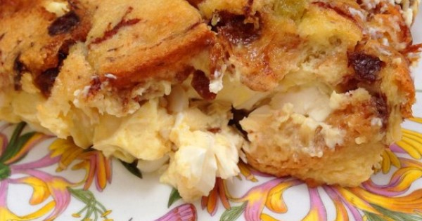 Apple Raisin French Toast Strata