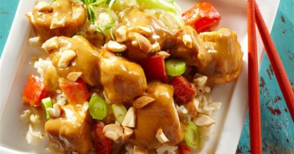 Cashew Chicken with Brown Rice