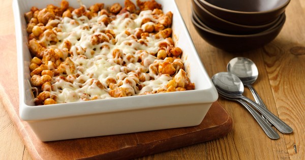 5-Ingredient White Chicken Chili Bake