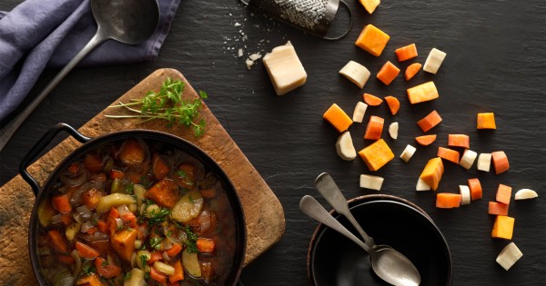 Roasted Winter Vegetable Soup