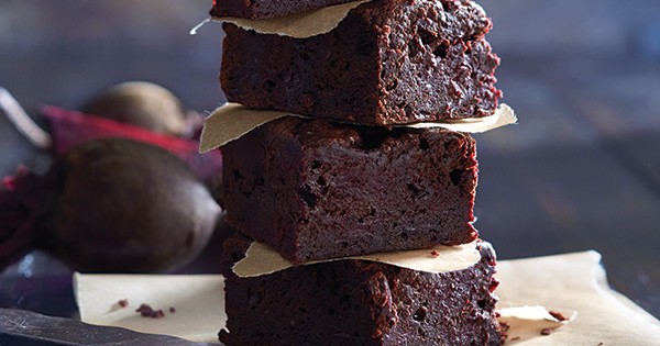 Chocolate-beet brownies