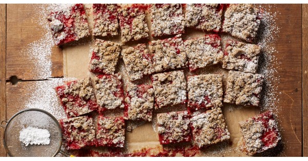 Strawberry Buckwheat Bars