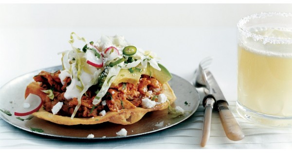 Chicken Tostadas