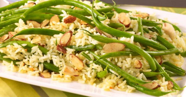 Almond Green Bean Rice