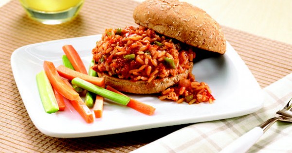 Chicken & Brown Rice Sloppy Joes