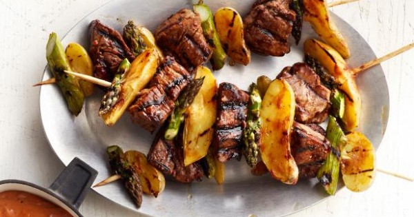 Steak and Potato Kebabs