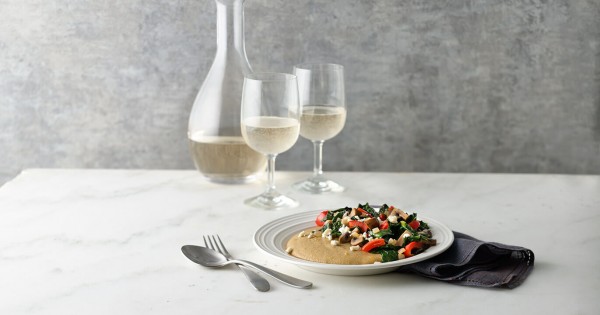 Creamy Polenta with Mushrooms and Gorgonzola