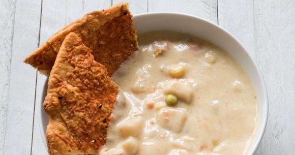 Cheesy Pie Crust Crackers