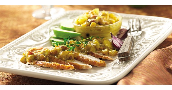 Curried Apple and Date Chutney