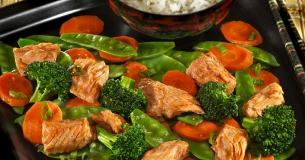 Salmon Stir Fry