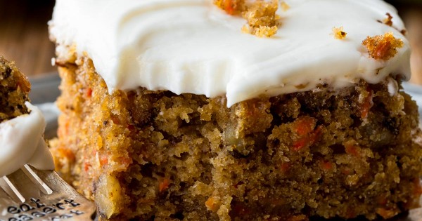 Pineapple Carrot Cake with Cream Cheese Frosting
