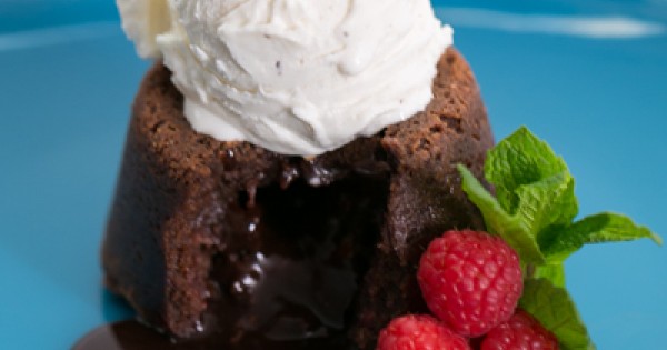 Chocolate Raspberry Lava Cakes